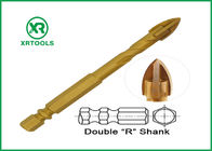 Double R Hex Shank Drill Bits, 3 Flat 16mm Masonry Drill Bit Dengan Flute