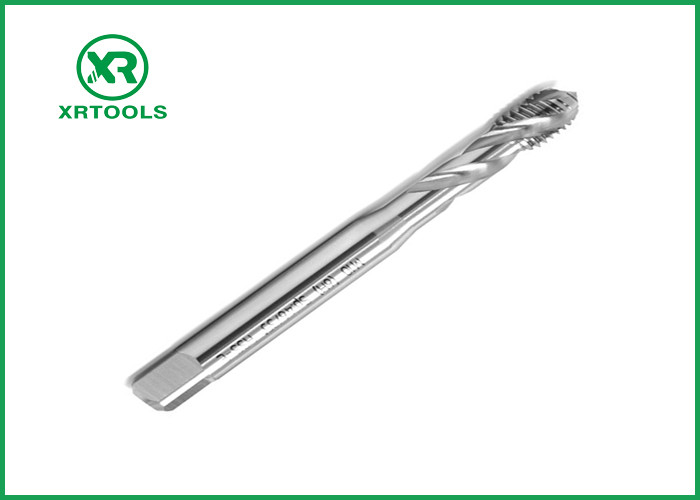 DIN 371 Spiral Flute Tap Kinerja Tinggi Untuk Mesin Bor Ukuran M10 * 1.5mm