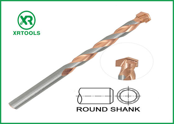 Beli Round Shank Metric Masonry Drill Bits Berlapis Tembaga L Flute Untuk Bata Beton pembuatan online