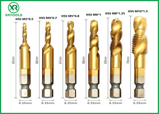 Beli HSS Machine Taps with 6H Tolerance DIN371 Standard and H1 H2 H3 H4 Precision for Metric Threads pembuatan online