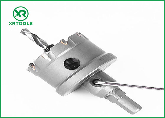 Beli Sand Blast Finish TCT Hole Saw, Gergaji Pemotong Logam Karbida Tungsten pembuatan online